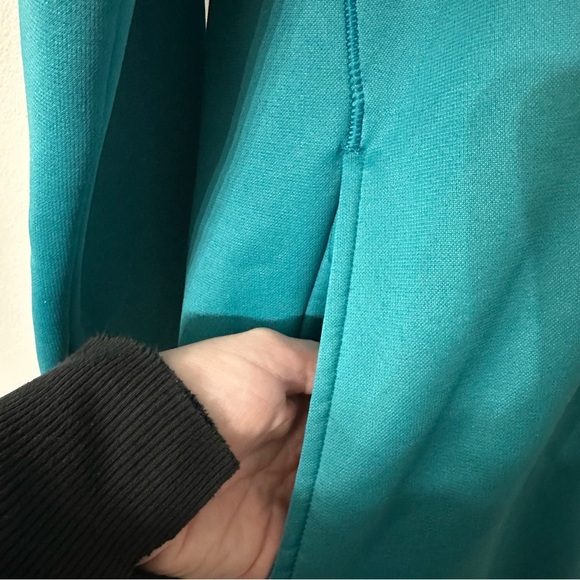 Under Armour Womens ColdGear Long Sleeve Teal & Gray Hoodie Sweatshirt Sz L GUC - Picture 4 of 9